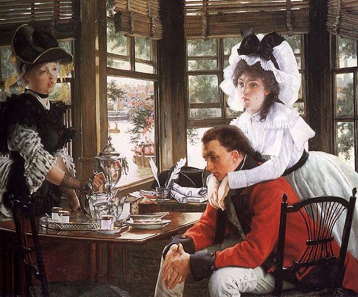 James Tissot Bad News China oil painting art